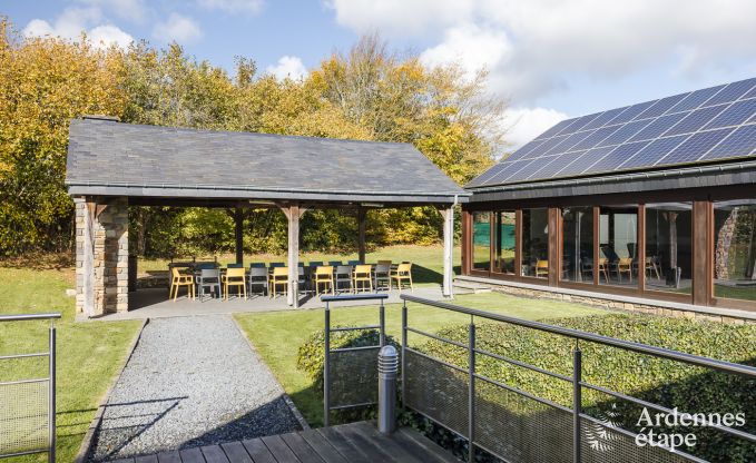 Villa de luxe avec piscine intrieure  Bastogne pour 24 personnes