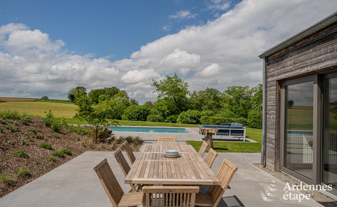 Maison de vacances confortable avec piscine et pole  bois  Ciney, Ardenne