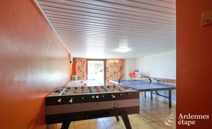 Maison de vacances avec salle de jeux et jardin priv  Gouvy, Ardenne