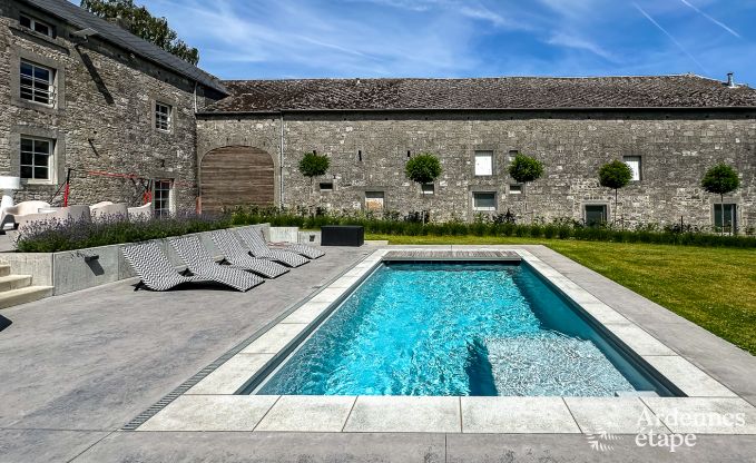 Maison de vacances  Man pour 14 personnes prs de Durbuy avec piscine, bar, salle de jeux et jardin priv