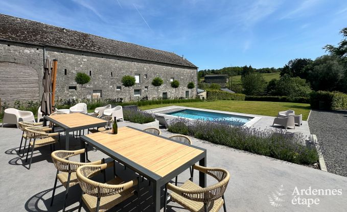 Maison de vacances  Man pour 14 personnes prs de Durbuy avec piscine, bar, salle de jeux et jardin priv