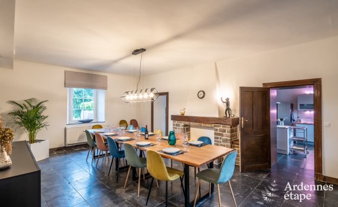 Maison de vacances  Man pour 14 personnes prs de Durbuy avec piscine, bar, salle de jeux et jardin priv