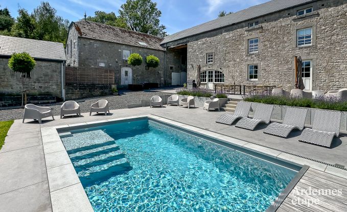 Maison de vacances  Man pour 14 personnes prs de Durbuy avec piscine, bar, salle de jeux et jardin priv