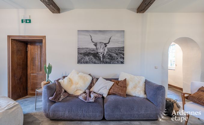 Maison de vacances  Man pour 14 personnes prs de Durbuy avec piscine, bar, salle de jeux et jardin priv