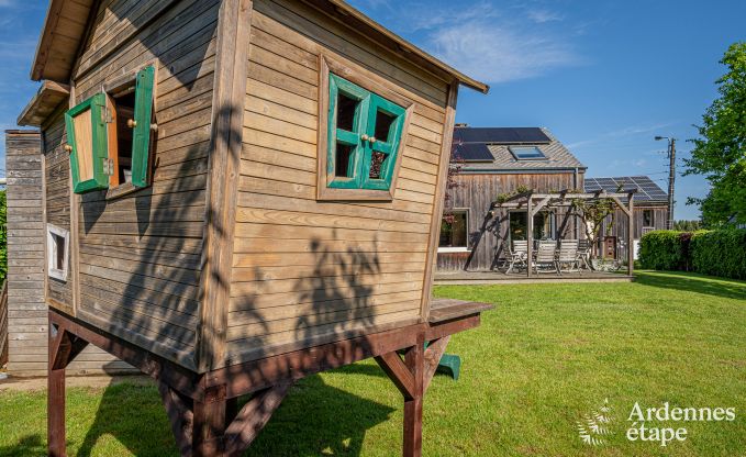 Charmant gte en bois  Herbeumont pour 6 personnes avec jardin priv et 3 chambres