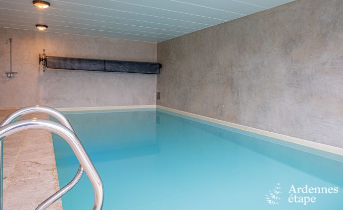 villa de luxe  Houffalize : hbergement pour 18 personnes avec piscine, sauna et jardin priv en Ardenne