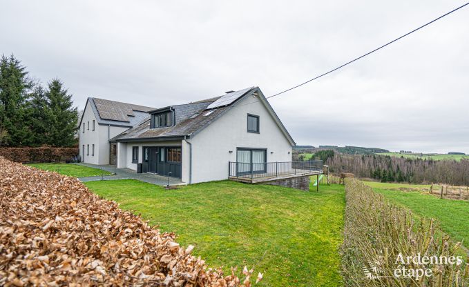 villa de luxe  Houffalize : hbergement pour 18 personnes avec piscine, sauna et jardin priv en Ardenne