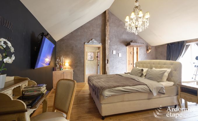 Cottage pour 2 personnes  Marche-en-Famenne avec jacuzzi et sauna au cur de l'Ardenne, idal pour couples avec animal