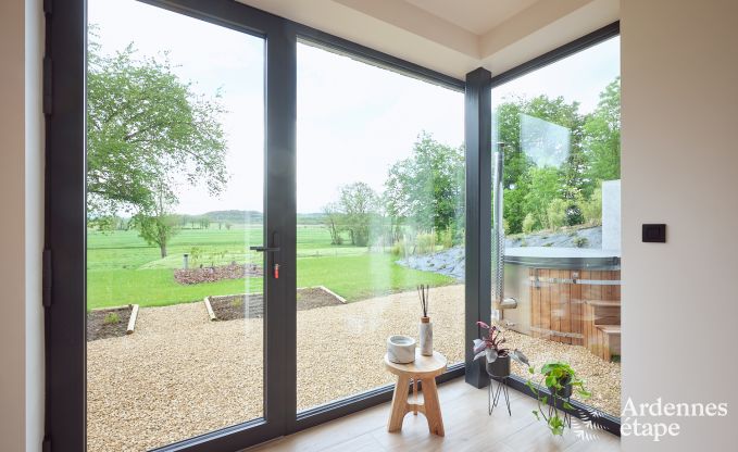 Maison de vacances confortable et luxueuse avec bain nordique  Somme-Leuze, Ardenne