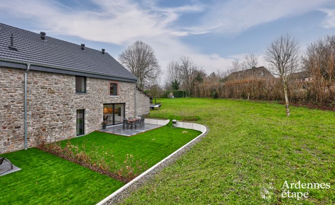 Charmante maison de vacances pour 6 personnes avec terrasse prive et jardin  Spa, au cur de l'Ardenne