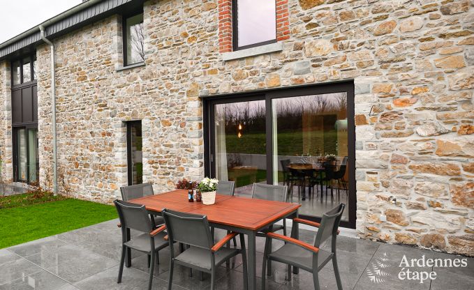 Charmante maison de vacances pour 6 personnes avec terrasse prive et jardin  Spa, au cur de l'Ardenne