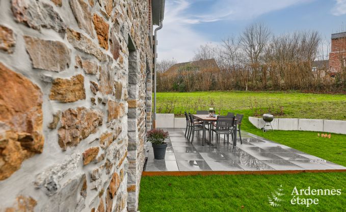 Charmante maison de vacances pour 6 personnes avec terrasse prive et jardin  Spa, au cur de l'Ardenne