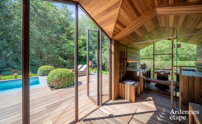 Maison de vacances de luxe avec piscine  Spa, Hautes Fagnes