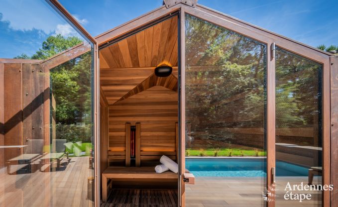 Maison de vacances de luxe avec piscine  Spa, Hautes Fagnes