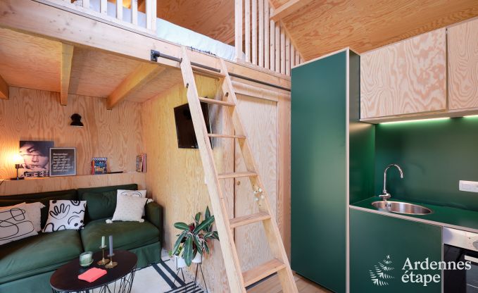 Tiny house avec pole  bois et jardin priv  Sprimont, Hautes Fagnes