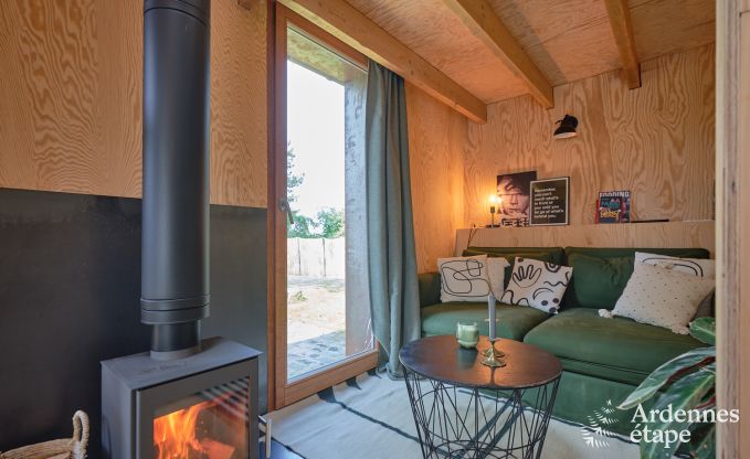 Tiny house avec pole  bois et jardin priv  Sprimont, Hautes Fagnes