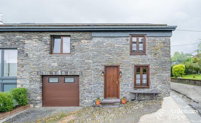 Sjour en famille  Vielsalm : maison de charme pour 6 personnes avec jardin priv en plein cur de l'Ardenne