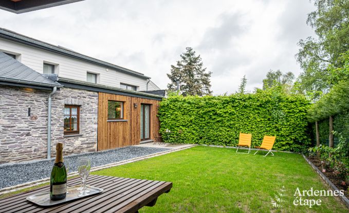 Sjour en famille  Vielsalm : maison de charme pour 6 personnes avec jardin priv en plein cur de l'Ardenne