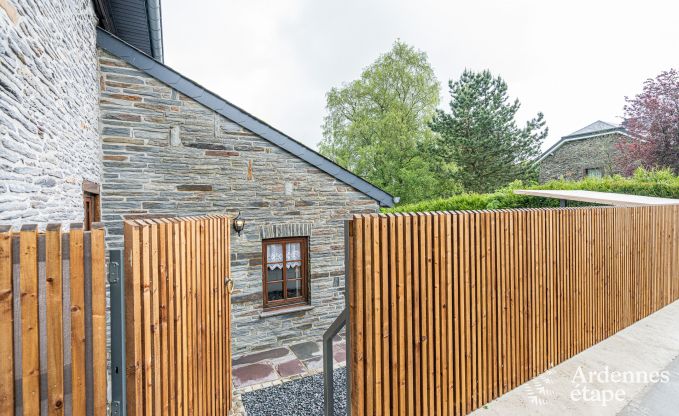 Sjour en famille  Vielsalm : maison de charme pour 6 personnes avec jardin priv en plein cur de l'Ardenne