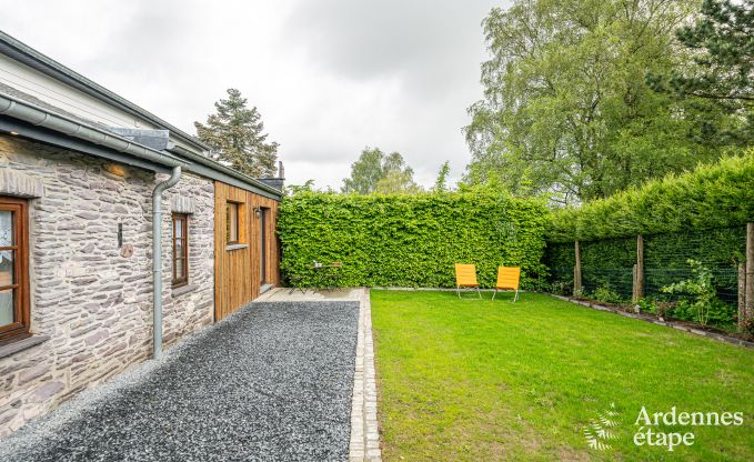 Sjour en famille  Vielsalm : maison de charme pour 6 personnes avec jardin priv en plein cur de l'Ardenne