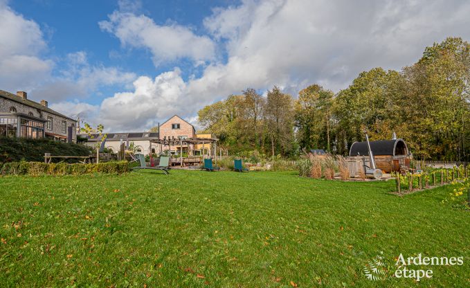 Sjour inoubliable  Villers-en-Fagne : Maison de vacances avec sauna, jacuzzi et vue imprenable en Ardenne