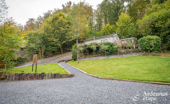 Maison de vacances de plain pied  Vresse-sur-Semois : terrasse avec vue, idale pour un couple avec enfants