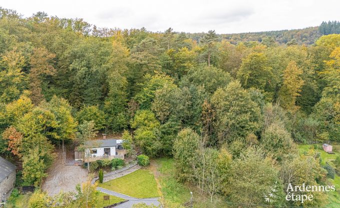 Maison de vacances de plain pied  Vresse-sur-Semois : terrasse avec vue, idale pour un couple avec enfants