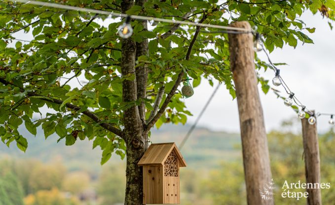 Maison de vacances de plain pied  Vresse-sur-Semois : terrasse avec vue, idale pour un couple avec enfants